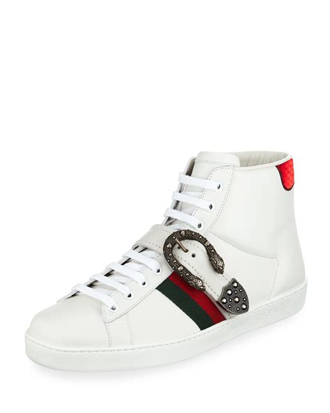 gucci ace sneakers men|gucci ace high top sneakers.